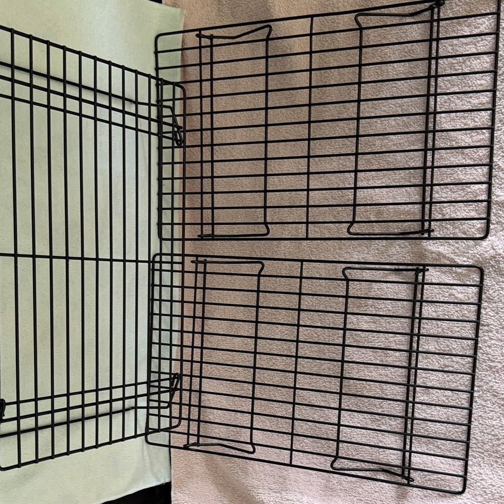 Black Wire Cooling Rack Trio for Baking and Cooling